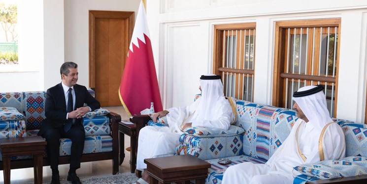 جزئیات دیدار رئیس دولت منطقه کردستان عراق با امیر قطر 