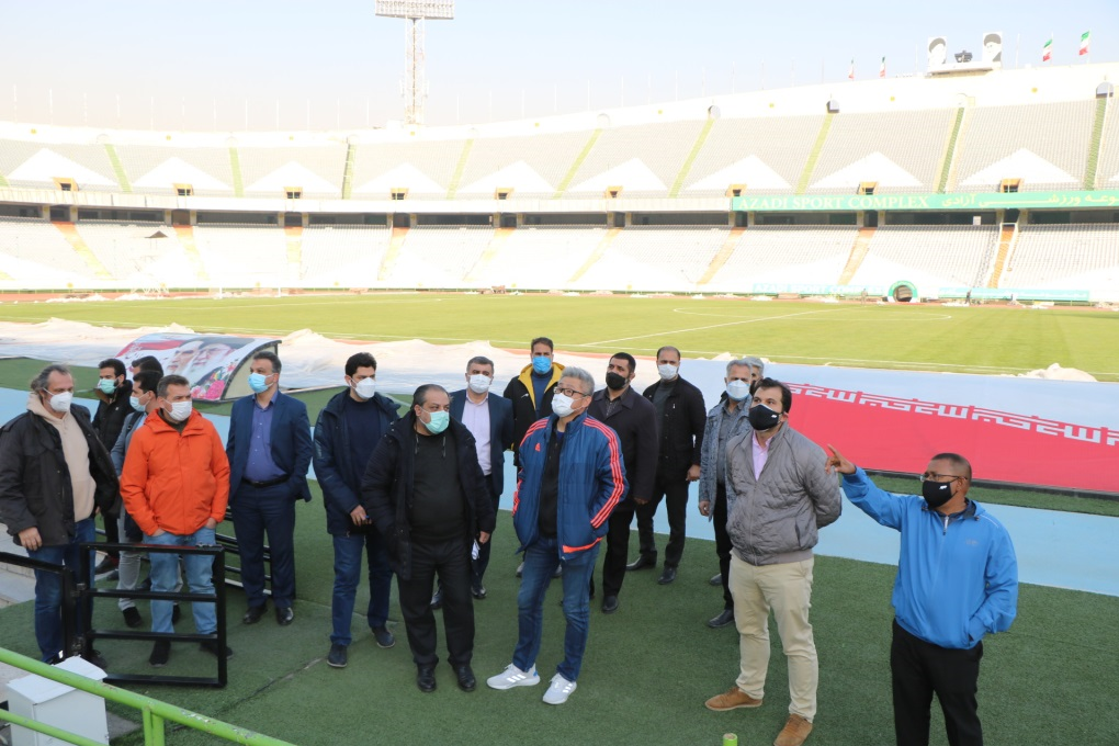 ناظران AFC از استادیوم آزادی بازدید کردند+ عکس 