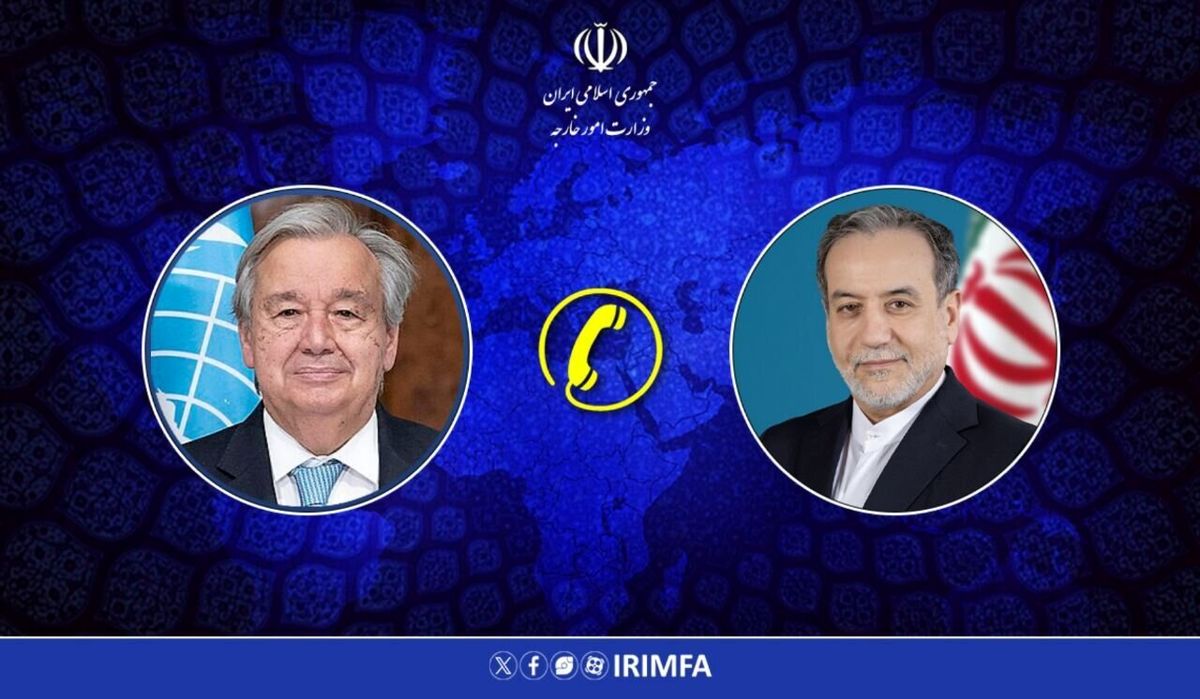 عراقچی در گفتگوی شبانه با گوترش عامل اخلال در روند مذاکرات را بیان کرد

