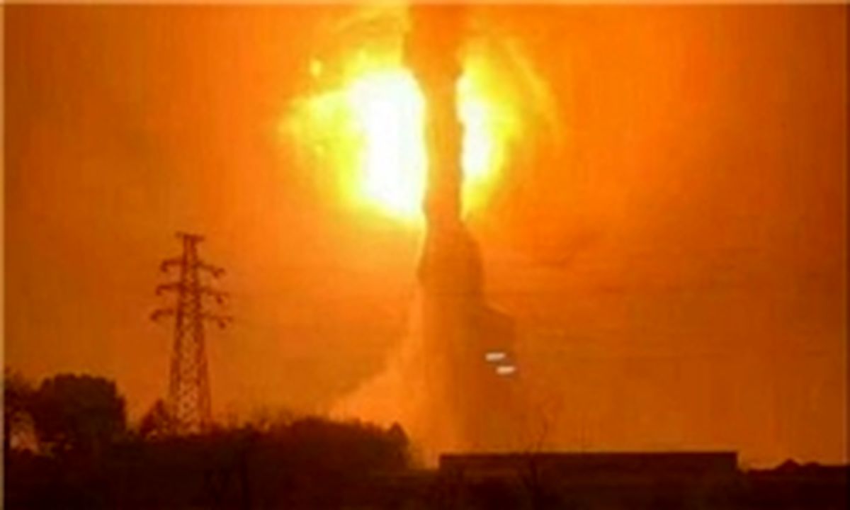 انفجار مهیب در یک کارخانه مواد شیمیایی در چین