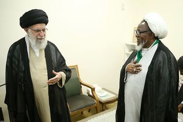 دیدار شیخ ابراهیم زکزاکی با رهبر معظم انقلاب اسلامی/گزارش تصویری