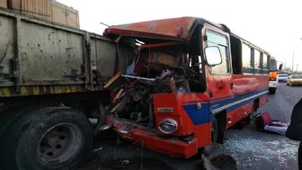 
تصادف وحشتناک در جاده خاوران با 12 مصدوم+ جزئیات