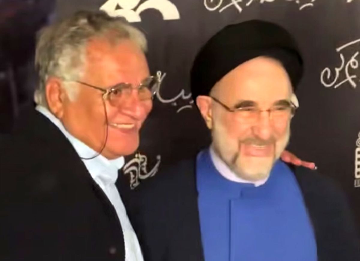 خاتمی در فرش قرمز فیلم جدید پاشا رستمی