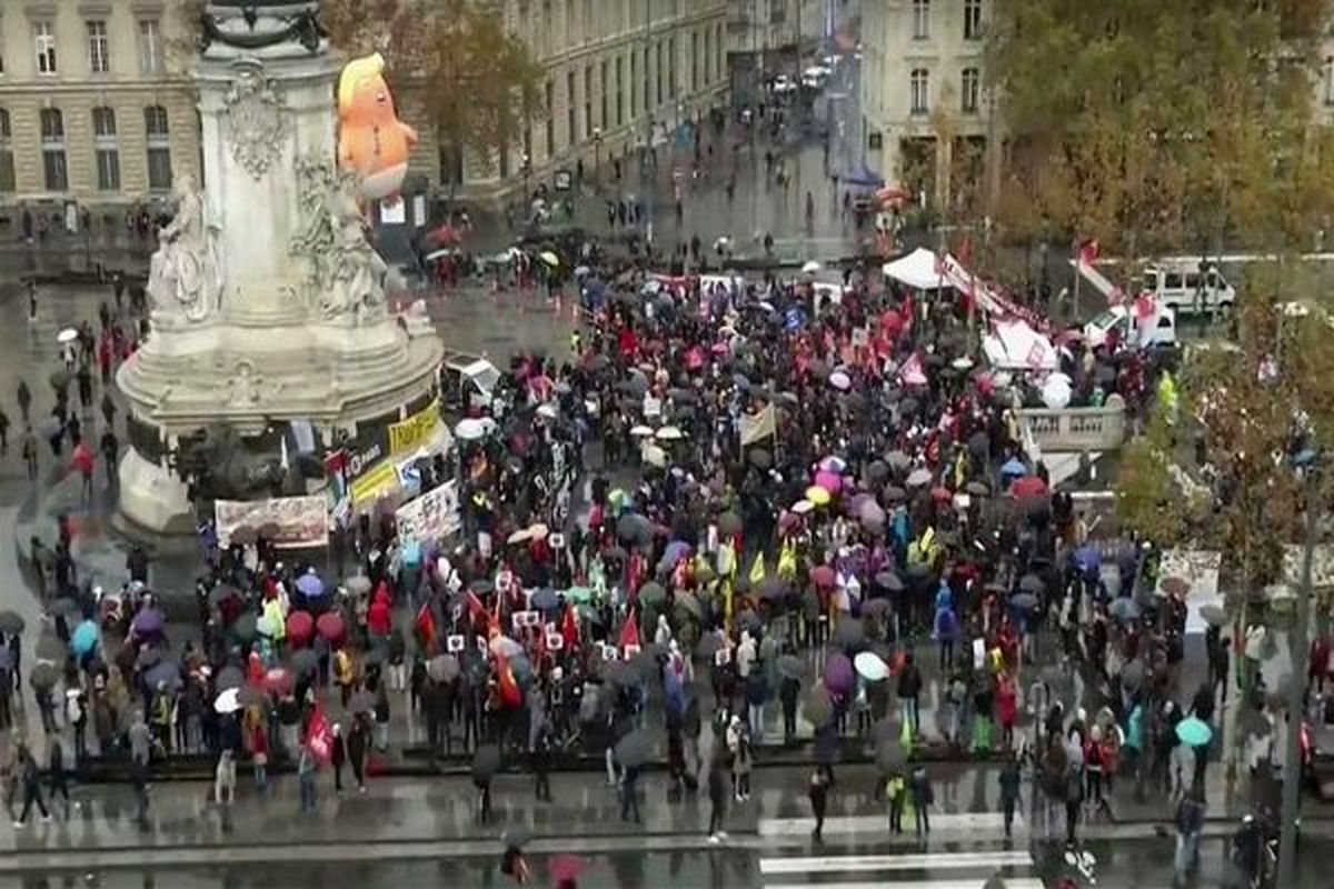 اکثریت فرانسوی‌ها از جنبش ضد سرمایه‌داری حمایت کردند