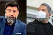 گزارشگری مهرداد میناوند در کنار علی انصاریان+فیلم
