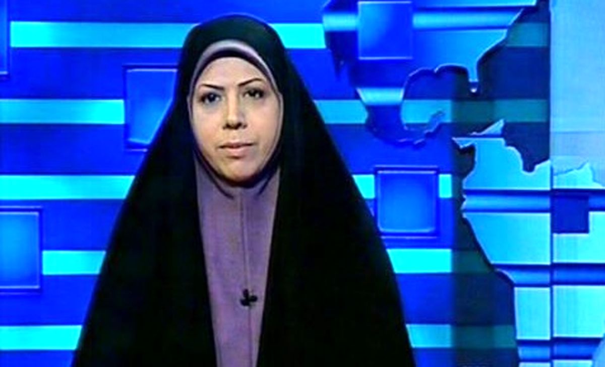 متلک خانم گوینده خبر به روحانی/عکس