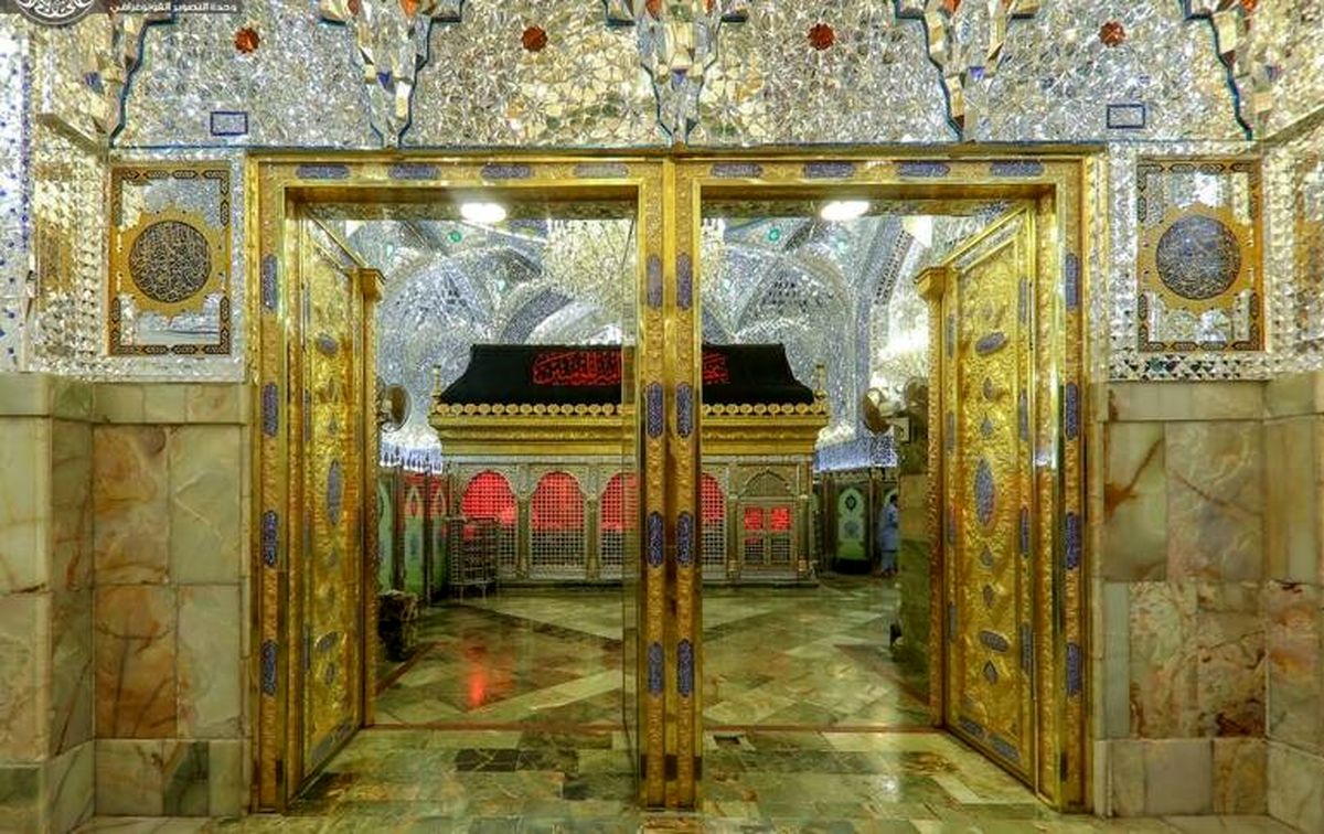 تصویری دیدنی از ضریح مطهر امام علی(ع)
