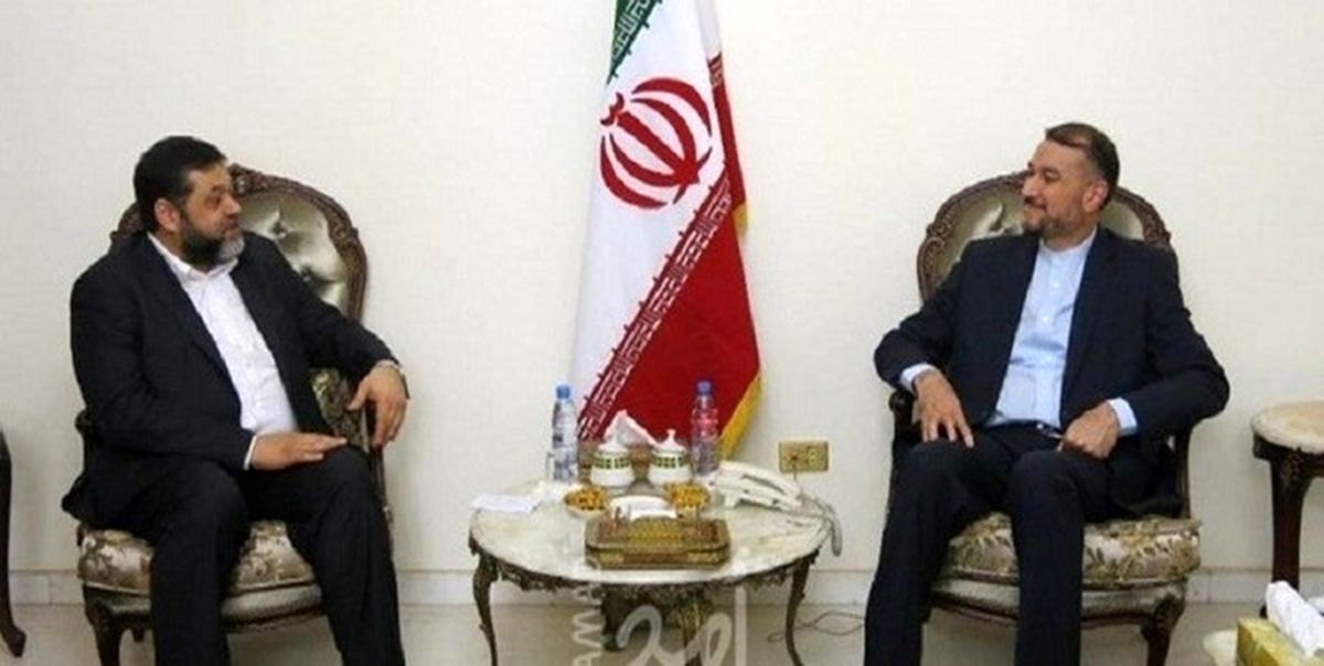 دیدار و گفت‌وگوی هیأتی از حماس با امیر عبداللهیان 