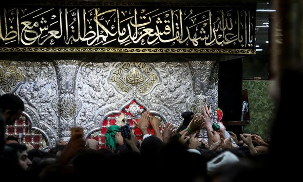 حرم سیدالشهدا(ع) به استقبال عزاداران محرم رفت+فیلم