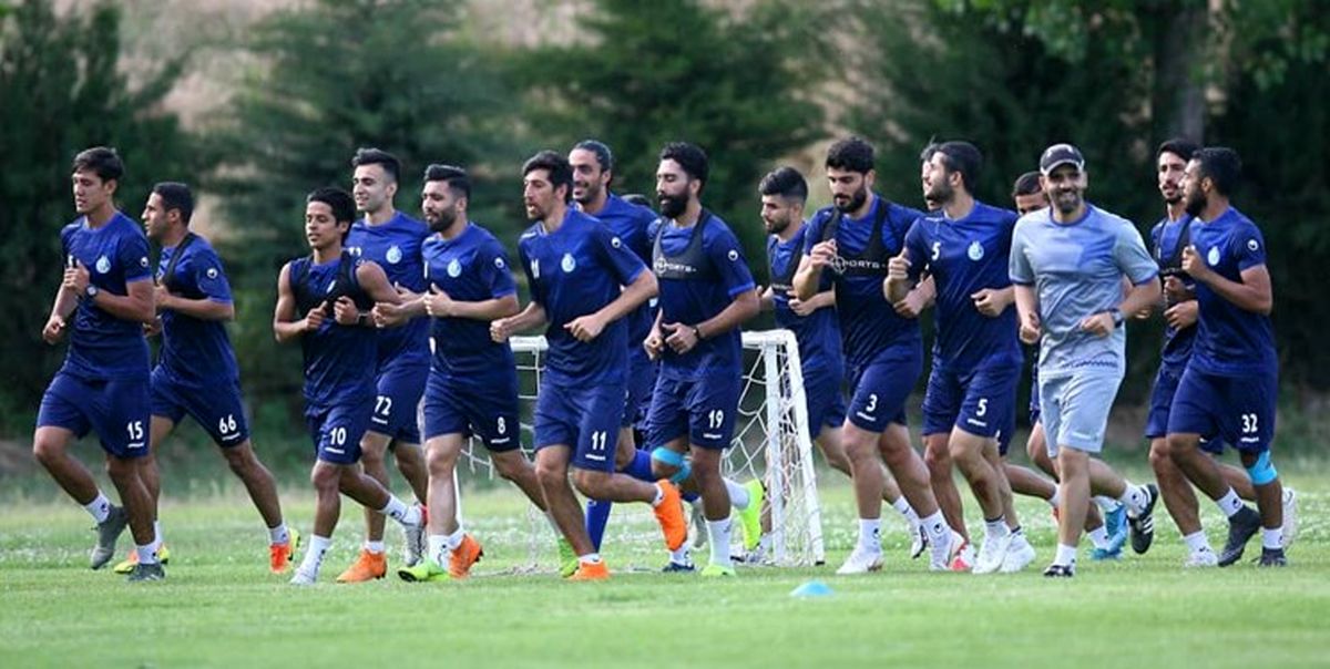 پا به توپ شدن مجیدی در تمرین امروز استقلال