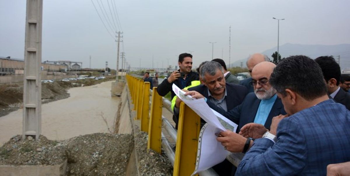 بازدید قاضی سراج از مناطق سیل‌خیز تهران