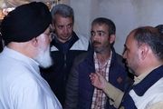 حضور آیتالله علمالهدی در مناطق سیلزده
