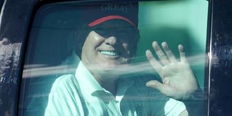 اولین حضور ترامپ در انظار عمومی