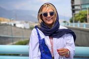 عکس هنری خانم بازیگر در جزیره کیش