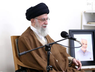 دیدار امروز رهبر معظم انقلاب با خانواده حاج قاسم/گزارش تصویری
