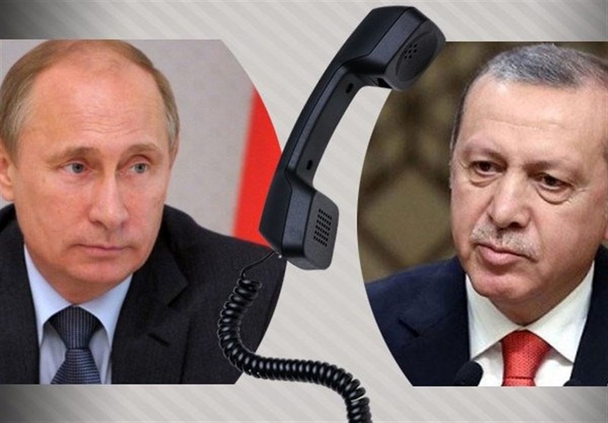 گفت‌وگوی تلفنی اردوغان و پوتین درباره ادلب و سوریه