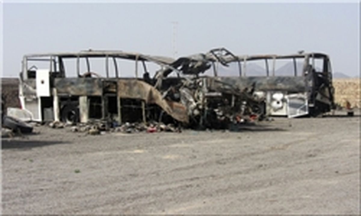 ۱۵ کشته در حادثه سقوط اتوبوس به داخل دره در هراز