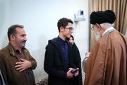 دیدار آرین غلامی با رهبر انقلاب/ فیلم