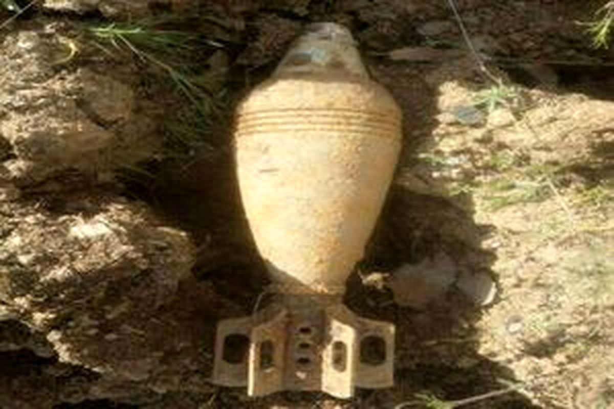
کشف یک گلوله خمپاره عمل‌نکرده در مریوان 
