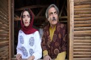 «لادن مستوفی» چادر به سر درکنار آقای بازیگر/ عکس
