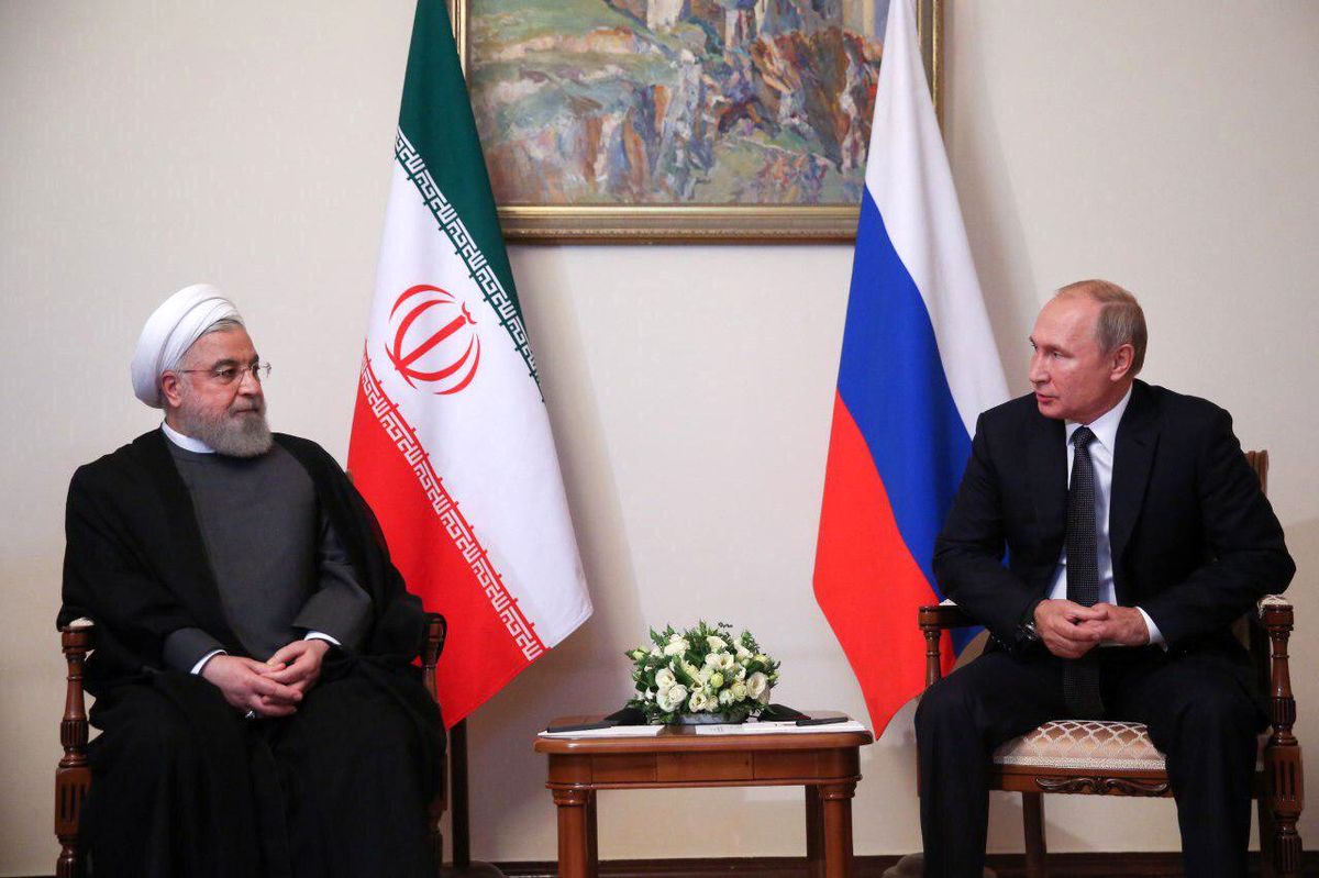 گفت‌وگوی روسای جمهوری ایران و روسیه در خصوص ابتکار صلح هرمز 