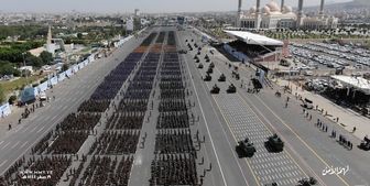  رژه عظیم یگان‌های امنیتی یمن در صنعاء+ویدئو 