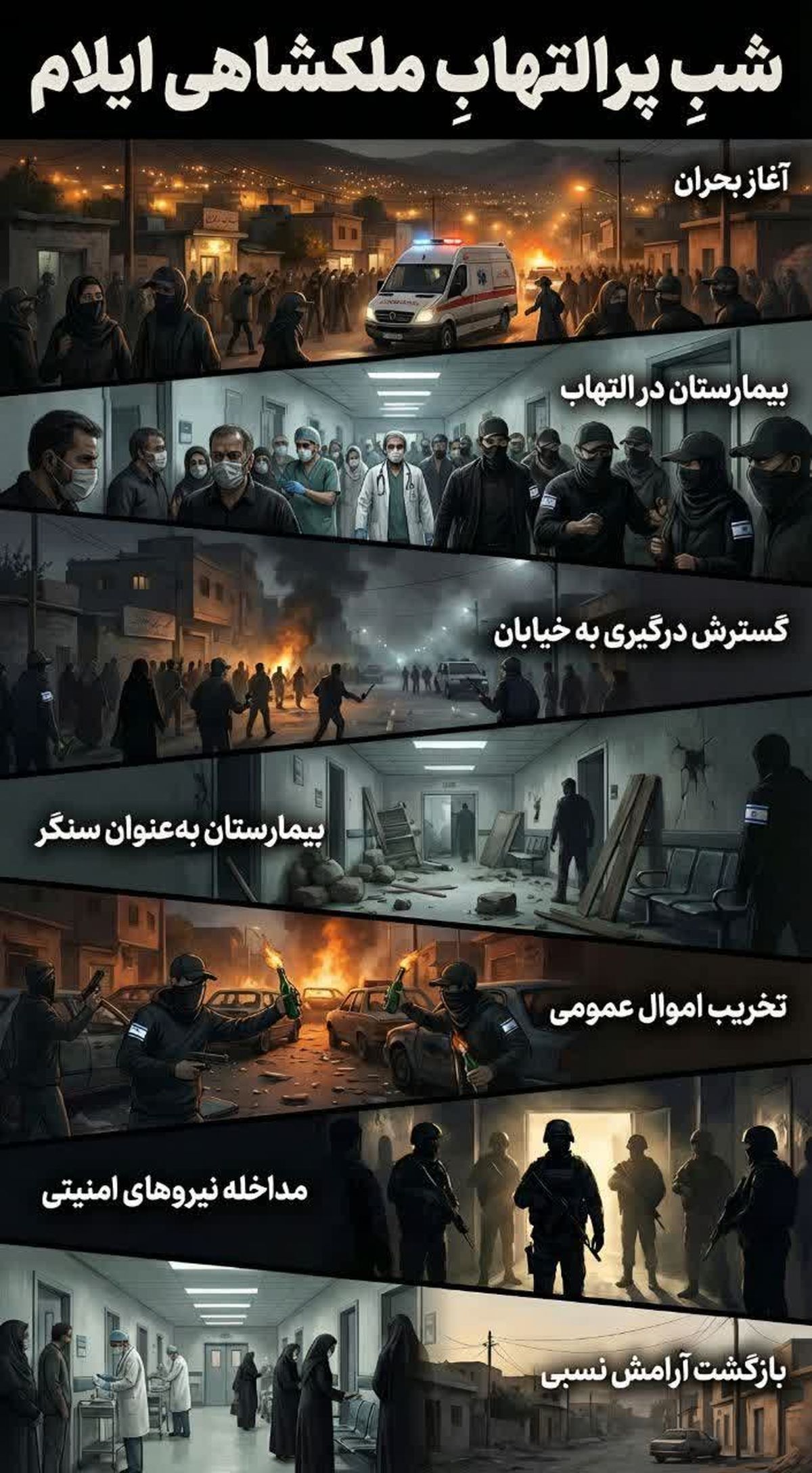 شب پرالتهاب ملکشاهی ایلام 