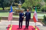 استقبال امیرعبداللهیان از وزیر خارجه مالزی