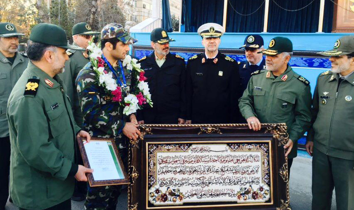 تقدیر از «علیرضا کریمی» در ستاد کل نیروهای مسلح