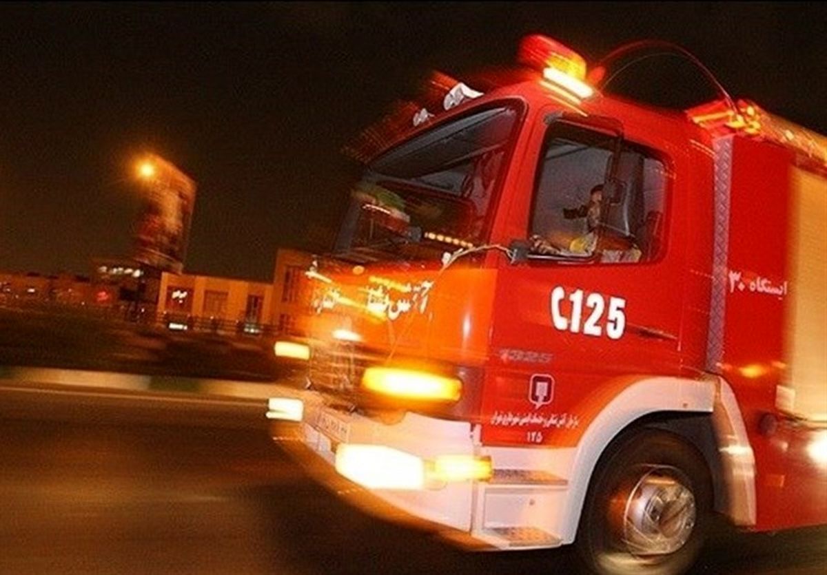 آتش سوزی در خیابان نیروهوایی پایتخت