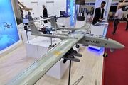 استقبال بازدیدکنندگان از پهپاد تهاجمی ایران در نمایشگاه نظامی مسکو