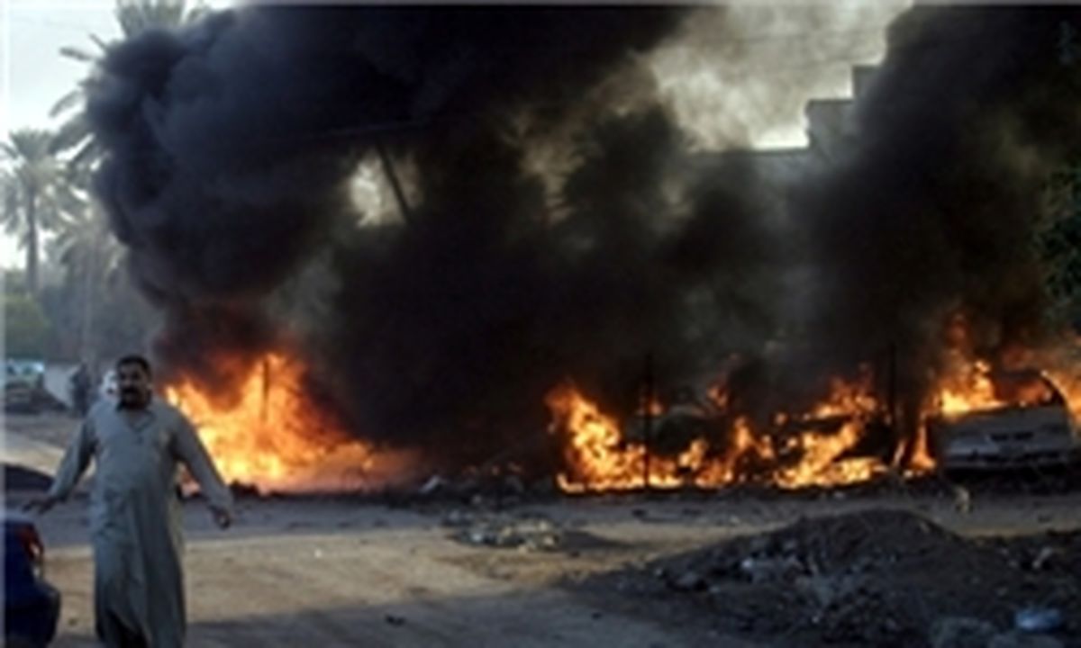 انفجار خودروی بمب‎گذاری شده در بغداد