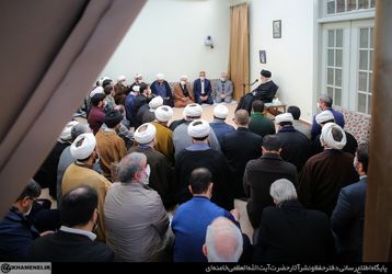 دیدار جمعی از مسئولان سازمان تبلیغات اسلامی با رهبر انقلاب/گزارش تصویری