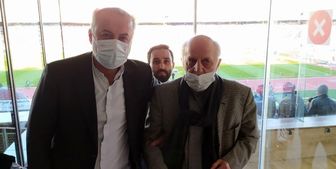 حضور هنرپیشه پرسپولیسی در کنار مدیر استقلالی+ عکس