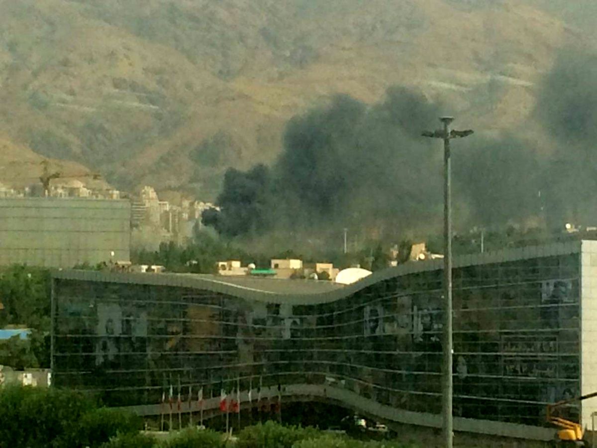 نمایشگاه بین المللی تهران در آتش سوخت