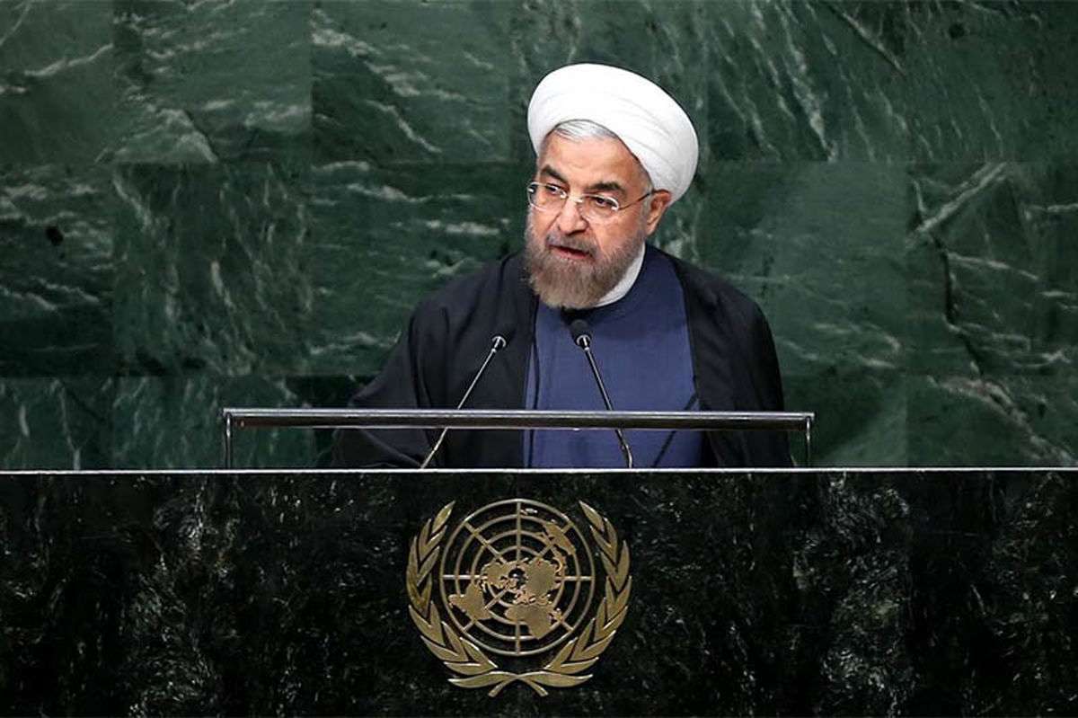 کنایه سنگین روحانی به ترامپ در اجلاس صلح