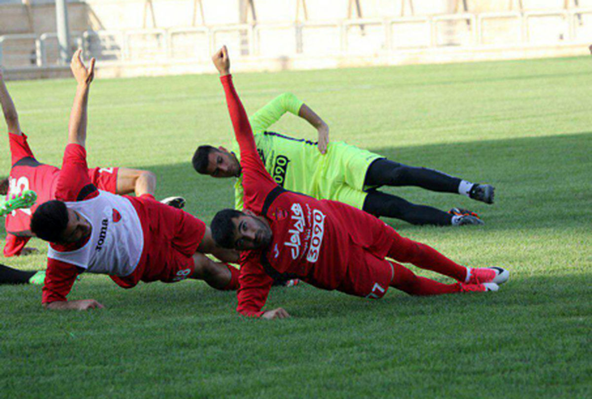 تمرین نیم ساعته پرسپولیسی ها