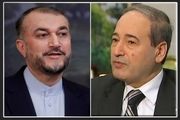 جزئیات گفتوگوی بین وزیران خارجه ایران و سوریه