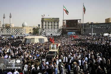 مراسم تشییع پیکر شهید صیاد خدایی/گزارش تصویری