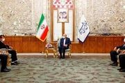 دیدار سفیر افغانستان با رئیس مجلس