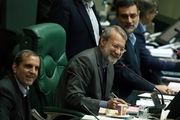 شوخی لاریجانی با نماینده ترک زبان/چرا می گویی پولِ بی پدر و مادر!