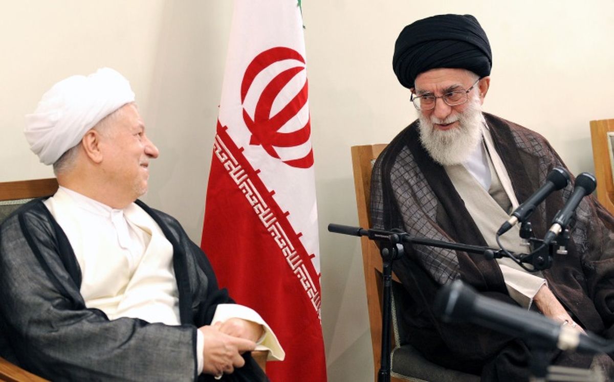 قرائت متن پیام تسلیت رهبری برای درگذشت آیت الله هاشمی‌