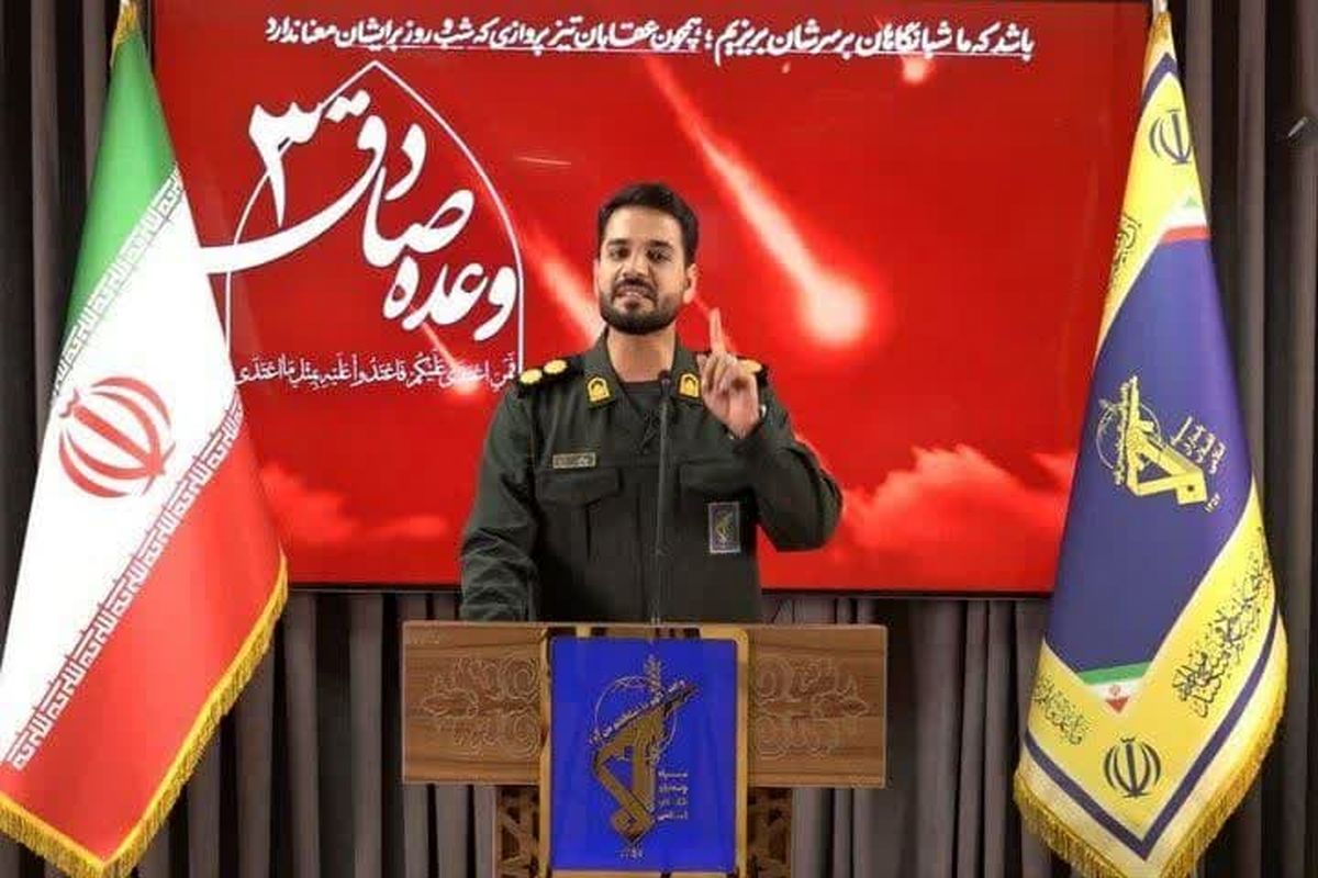 سرهنگ پاسدار ایمان تاجیک سخنگوی عملیات وعده صادق ۳ شد

