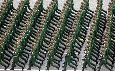 مراسم جشن هفتاد و هفتمین سالگرد پیروزی روسیه در جنگ جهانی دوم