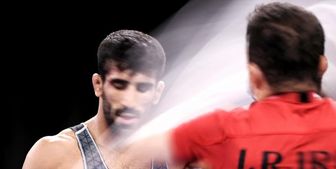  ضربه فنی شدن قیاسی مقابل کشتی‌گیر هند 