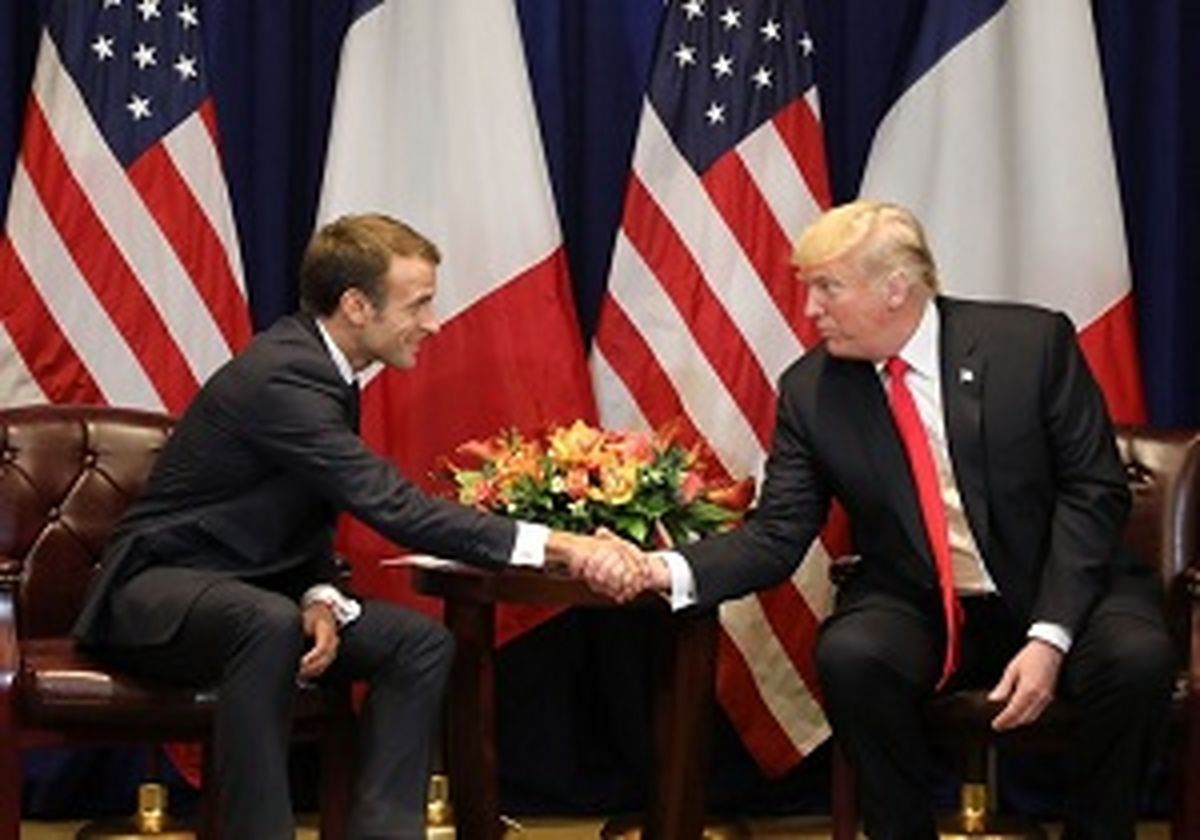 ایران، یکی از محور‌های گفتگوی ترامپ و مکرون
