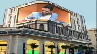 تبلیغات سه بعدی عجیب در خیابان پاسداران تهران؟ | واکنش پلیس به انتشار تصاویر تبلیغ جنجالی