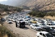 
ترافیک سنگین در محورهای منتهی به مهران
