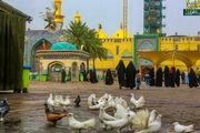 حال وهوای بارانی در کاظمین و سامرا/ گزارش تصویری