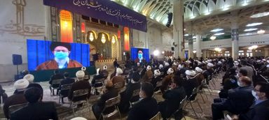 دیدار رهبر معظم انقلاب با مردم قم در سالروز قیام تاریخی ۱۹ دی ۱۳۵۶/گزارش تصویری